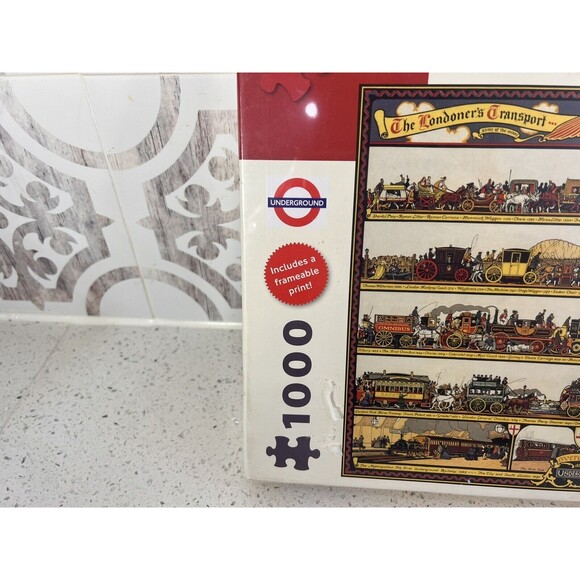 Richard T. Cooper The‎ Londoner's Transport  1000 piece Pomegranate Puzzle - Picture 3 of 7